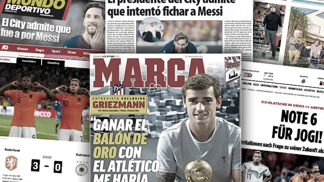 Joachim Löw se fait dézinguer par la presse allemande, le Président de Manchester City a essayé faire venir Messi