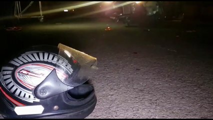 Motociclista atinge carro estacionado na Vila Tolentino