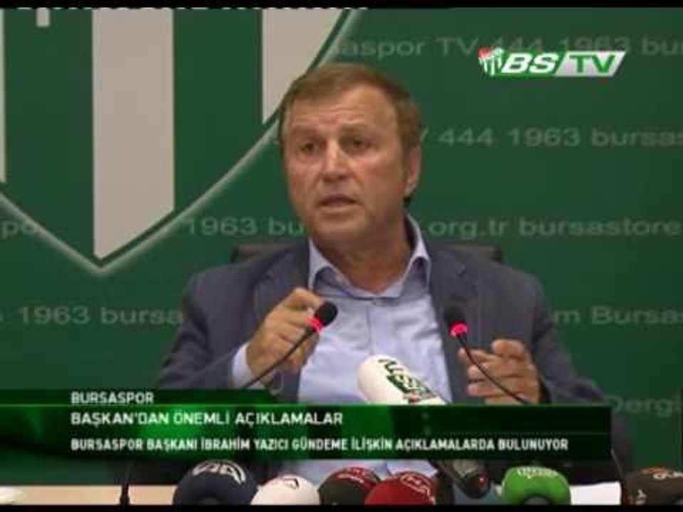 Başkanımız İbrahim Yazıcı'nın Basın Toplantısı Konuşması 2. Bölüm. (07.08.2012)