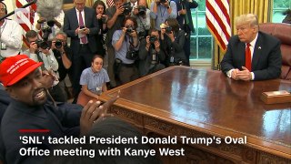 'SNL' spoofs Trump's thoughts amid Kanye visit