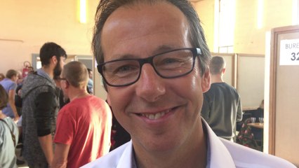 Jean-Michel Javaux vote à Amay: "Il y a du supense des deux côtés"