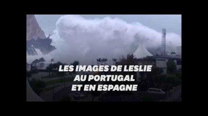 L'ouragan Leslie s'est abattue sur le Portugal et l'Espagne
