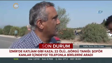 İzmir'de katliam gibi kaza