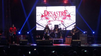 Actuación de 'Desastre' en las Fiestas de San Nicasio 2018