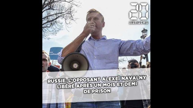Russie: L'opposant Alexeï Navalny libéré après un mois et demi en prison