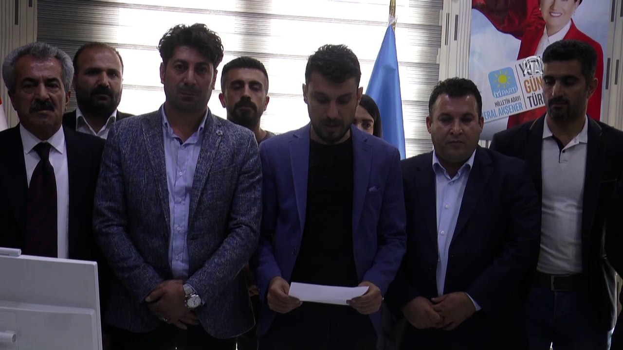 İYİ Parti Şırnak ilçe yönetimlerinden istifa