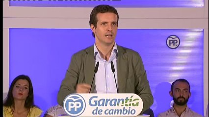 Casado lamenta que Iglesias, el "gran fichaje" de Sánchez, "mande sobre la economía española"