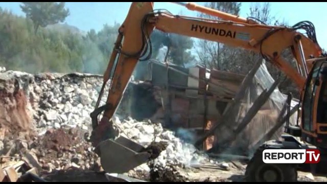 Report TV - Krujë/ Arrestohen 9 persona, digjnin mbetje në furrat e gëlqeres