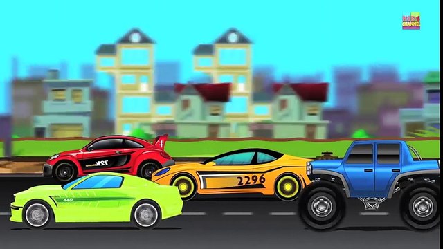 Tv cartoons movies 2019 Car Race Scary Haunted House Monster Truck Episodes 1 to 11