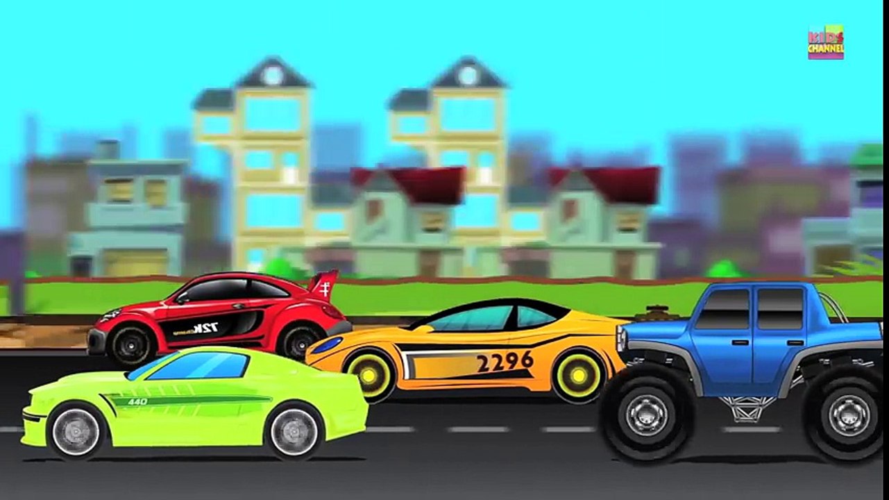 Tv cartoons movies 2019 Car Race Scary   Haunted House Monster Truck   Episodes 1 to 11