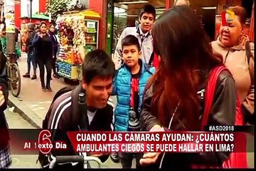Cuando la cámara ayuda: estas son las historias de ambulantes invidentes en el Cercado de Lima
