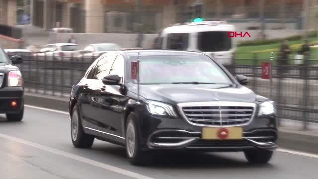 İstanbul Cumhurbaşkanı Erdoğan Çamlıca Camii'nde İncelemelerde Bulunuyor