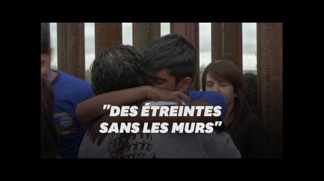 À la frontière entre le Mexique et les États-Unis, ces familles ont pu s'enlacer quelques minutes