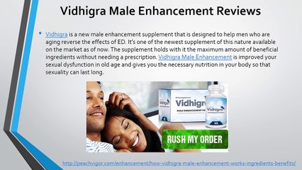 Vidhigra Male Enhancement Reviews