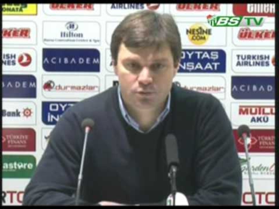 Bursaspor 2 - 1 İstanbul BB Mac Sonu Ertuğrul Sağlam Basın Toplantısı (20.02.2012)