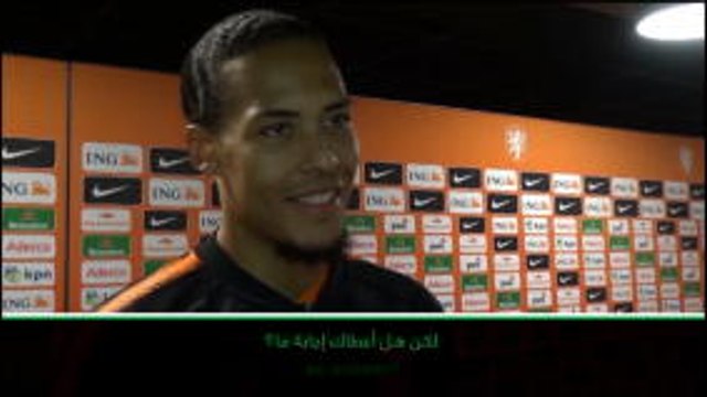 لقطة: كرة قدم: لا أستطيع إطلاعكُم على ما قاله لي كلوب إزاء فوز هولندا على ألمانيا- فان دايك