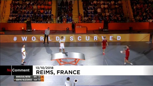 Masa futbolu Teqball Dünya Kupası finalinde büyük heyecan