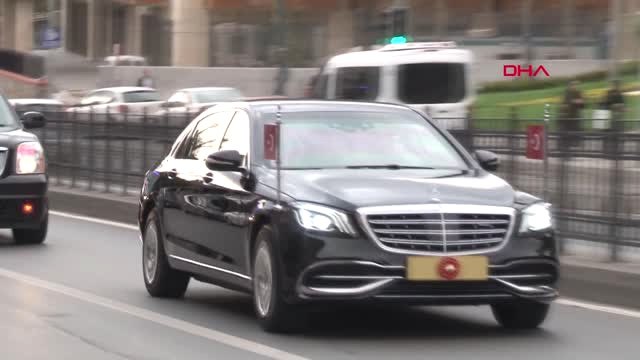 İstanbul Cumhurbaşkanı Erdoğan Çamlıca Camii'nde İncelemelerde Bulunuyor