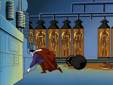 Bizarro saves Superman and Lois Lane