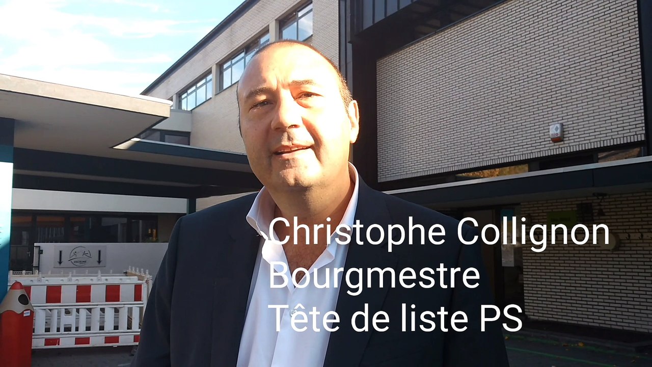 Christophe Collignon tête de liste PS et bourgmestre de Huy