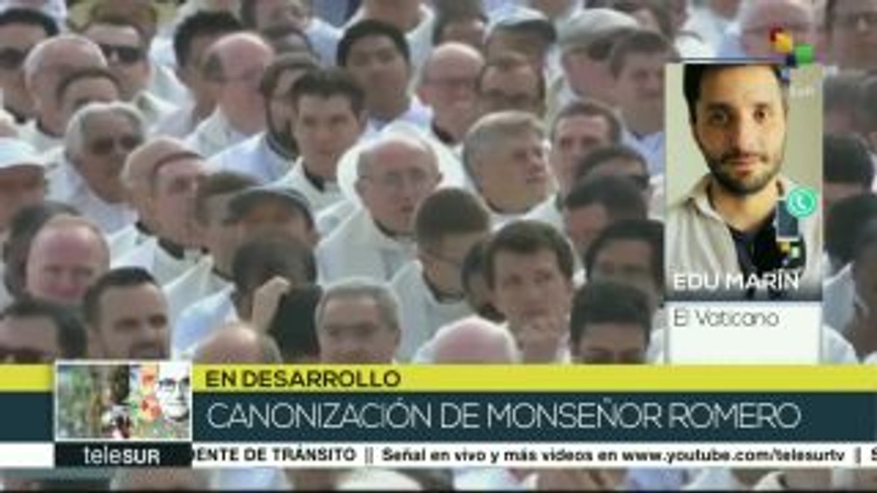 Concluye canonización de Monseñor Romero