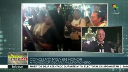 Concluye misa en honor a Monseñor Óscar Arnulfo Romero