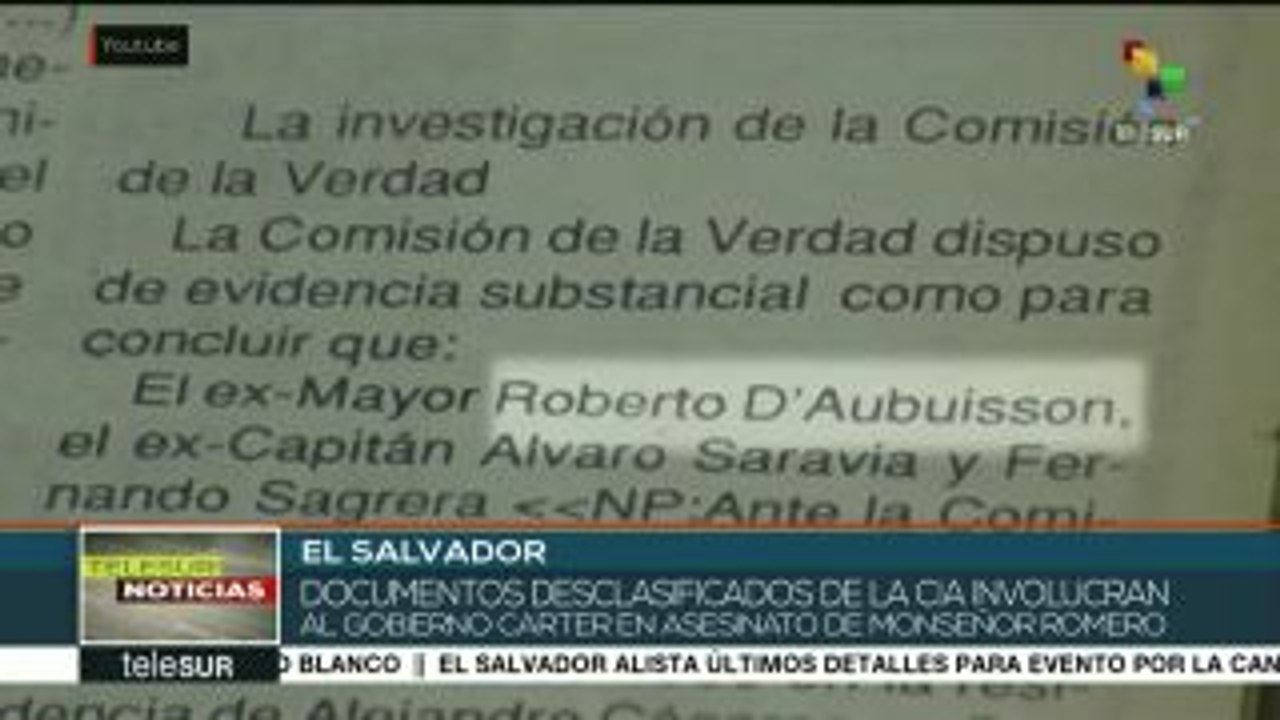 La CIA estuvo involucrada en el asesinato de Óscar Arnulfo Romero