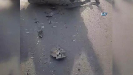 Motosiklet ile Otomobil Çarpıştı, Yaralı Şahsın Yakınlarına Haberi Vatandaşlar Verdi