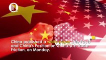 Do you have any questions about the white paper that China released on trade friction with the U.S.? #Spokesperson
