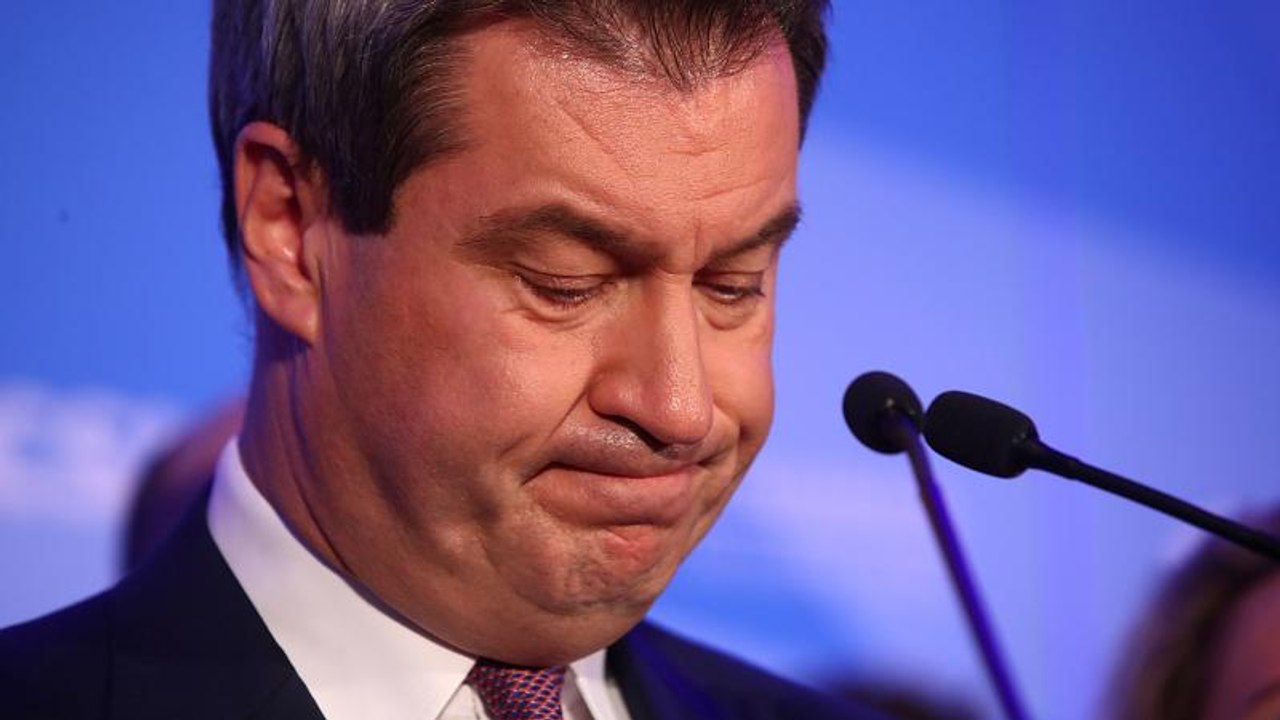 Bayernwahl: CSU bei 35 %, Söder will 'Lehren ziehen'
