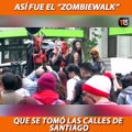 Este sábado se llevó a cabo el Zombiewalk 2018 por el centro de Santiago, oportunidad en que decenas de personas lucieron vistosos disfraces y maquillajes de ef