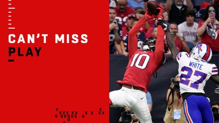 Can't Miss Play: Hopkins goes up, up, up for TD catch over White