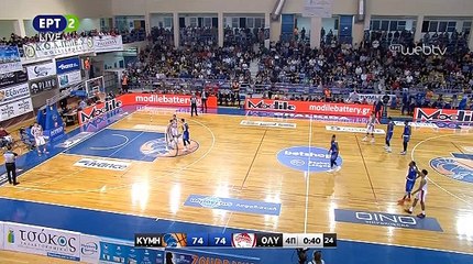 Το νικητήριο καλάθι του Άξελ Τουπάν - Κύμη 74-77 Ολυμπιακός 14.10.2018