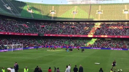 Imágenes del entrenamiento de la Selección Española