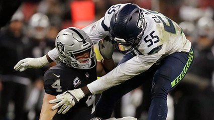 Frank Clark forces strip-sack deep in Raiders territory