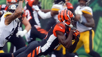 A.J. Green enters red zone on 23-yard grab