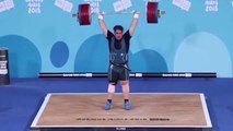 رکورد شکنی علیرضا یوسفی در وزنه برداری المپیک جوانان جهان