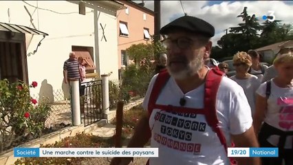 Société : une marche contre le suicide des agriculteurs