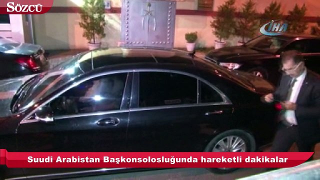 Suudi Arabistan Başkonsolosluğunda hareketli dakikalar