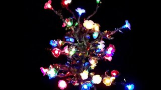 Build your own Fairy Light Tree via: NerdyKat,