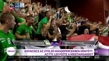 Ferencváros 27-26 Vipers Kristiansand