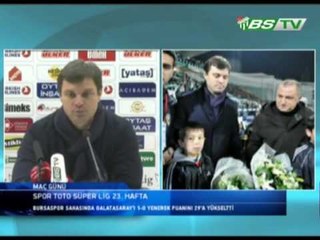 Bursaspor 1-0 Galatasaray (28.01.2012)