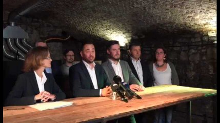 Conférence de presse de Maxime Prévot après sa victoire à Namur