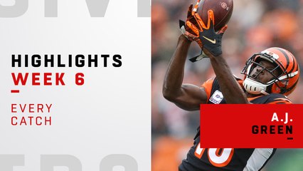 Every A.J. Green catch | Week 6