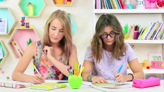 10 DIY SQUISHY SCHULBEDARF vs SCHLEIM SCHULBEDARF CHALLENGE!