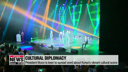 President Moon focuses on culture and green energy in Paris