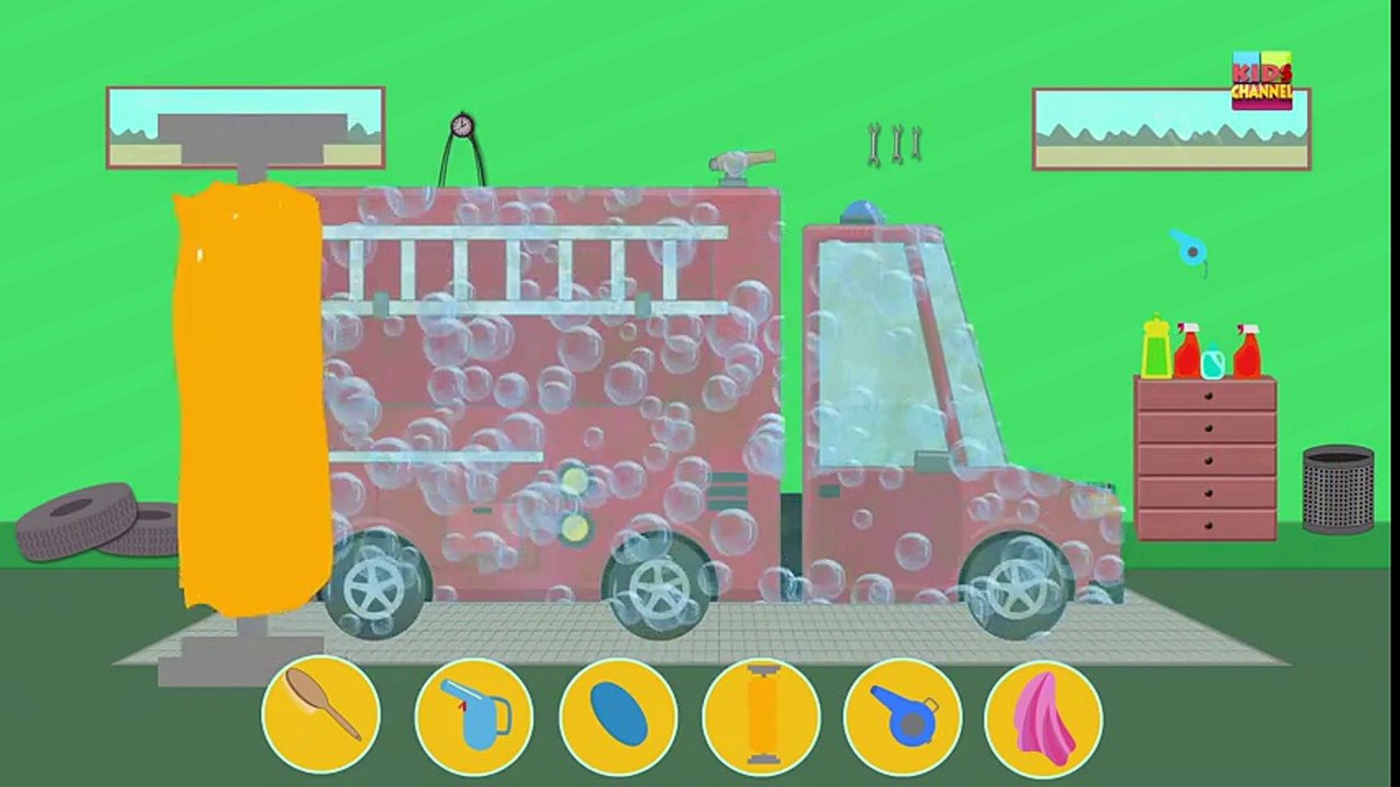 Tv cartoons movies 2019 Ambulance Car Wash   Car Cartoons For Toddlers   Street Vehicles Videos For Children by Kids Channel part 1 2 part 2 2