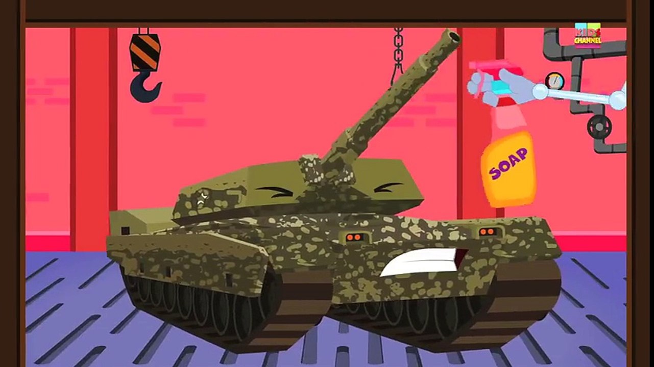 Tv cartoons movies 2019 car wash   kids cartoon car compilation   tractor part 1 2 part 2 2