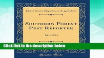 D.O.W.N.L.O.A.D [P.D.F] Southern Forest Pest Reporter: July, 1964 (Classic Reprint) [E.P.U.B]