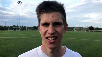 Coupe de France – Lucas CHANUT réagit après la qualification du CS MEGINAND contre l’US LA MURETTE